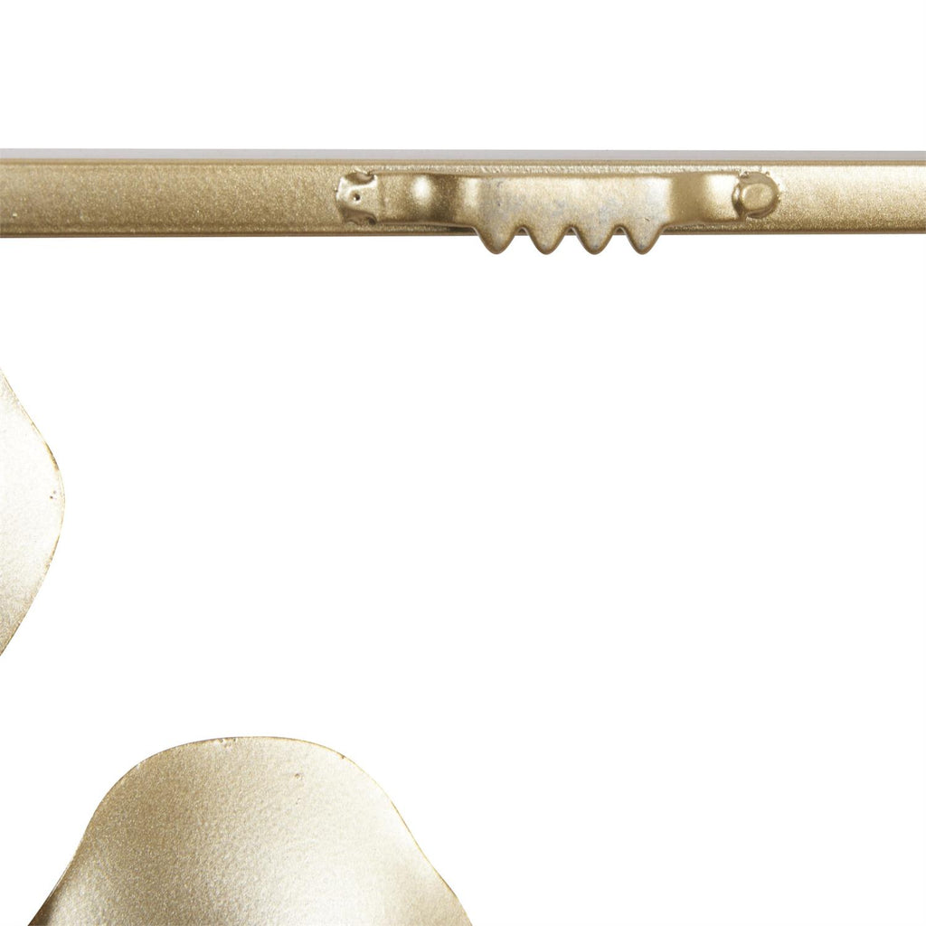 Placa rectangular pétalos