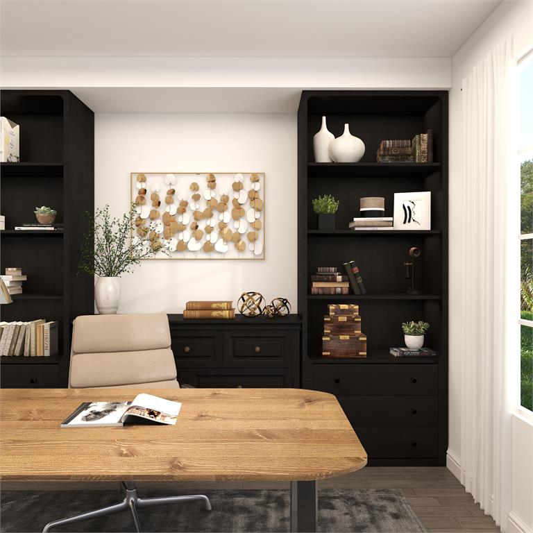 Placa rectangular pétalos