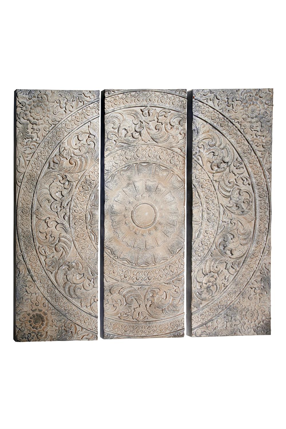 Placa tallada 3 cuerpos