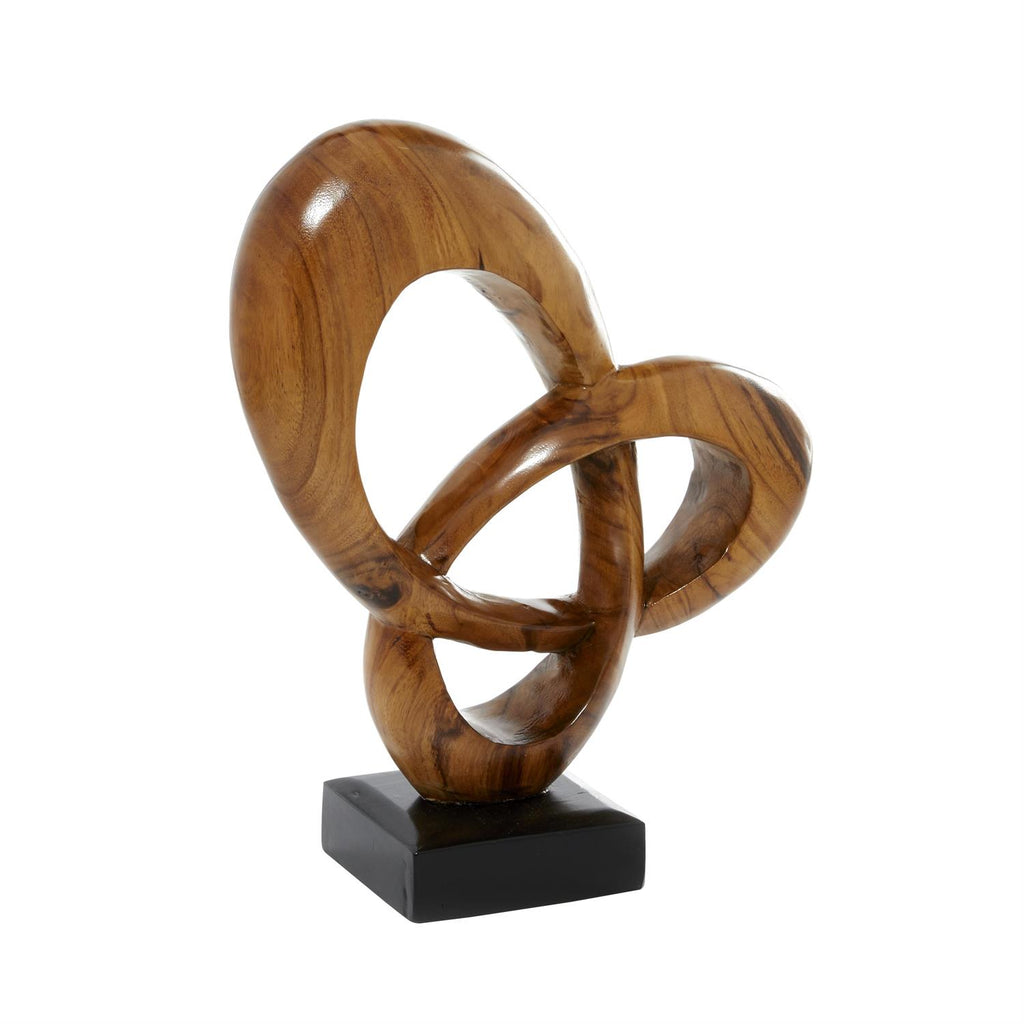 Escultura madera abstracta