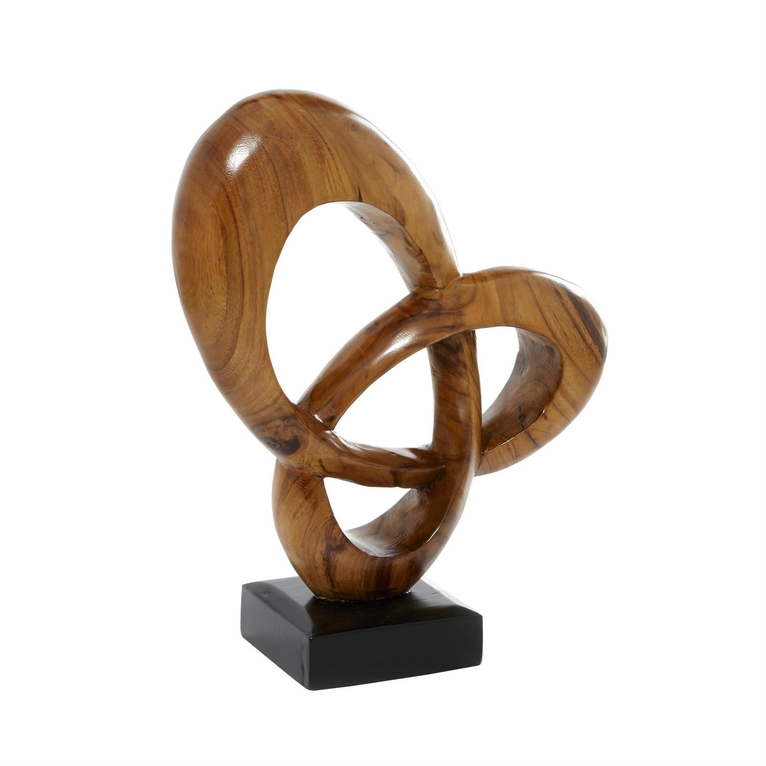 Escultura madera abstracta