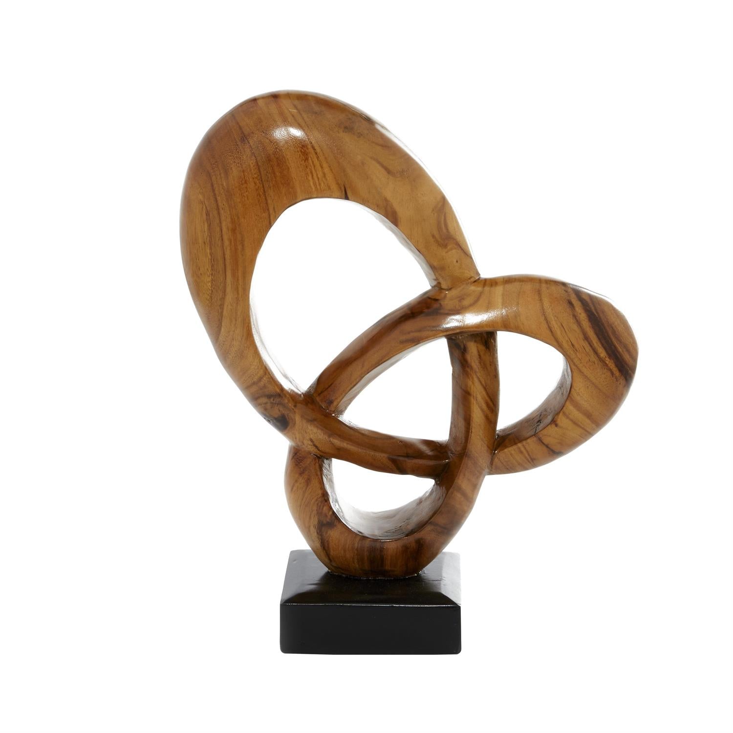 Escultura madera abstracta