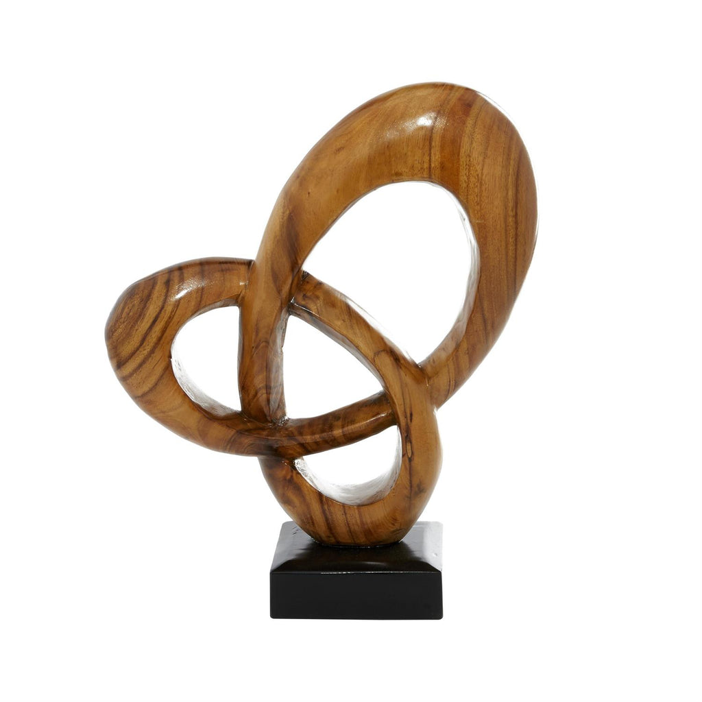 Escultura madera abstracta