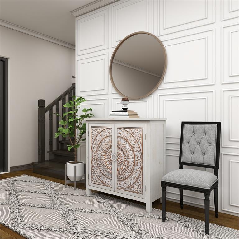 Aparador Mandala blanco