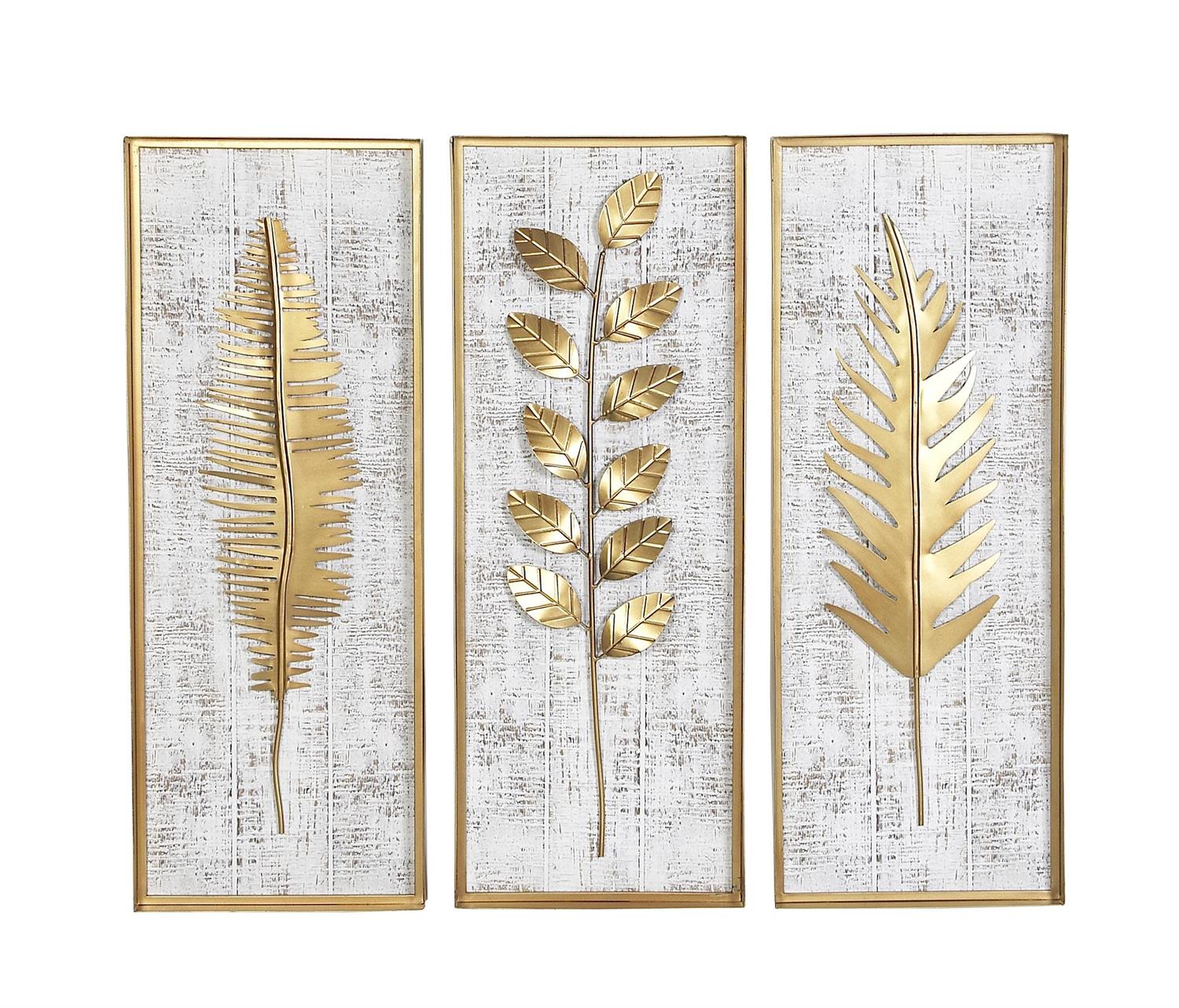 Cuadro Follaje set x 3 pzs