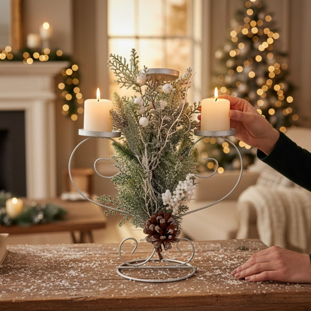 Portavelas Navideño Santini